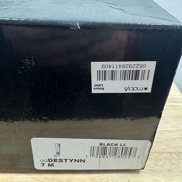 G  by Guess Destynn Stiletto Knee High Boots- Black- Size 7 M - Picture 11 of 11